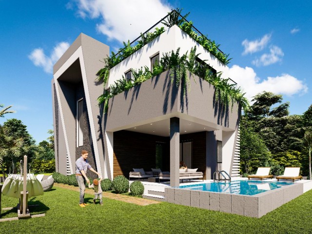 İskele Ötüken Satılık 3+1 ve 4+1 Villa - Fotoğraf 3