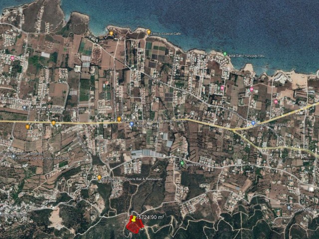Girne Lapta Tırnaztepe Satılık Arazi - Fotoğraf 1