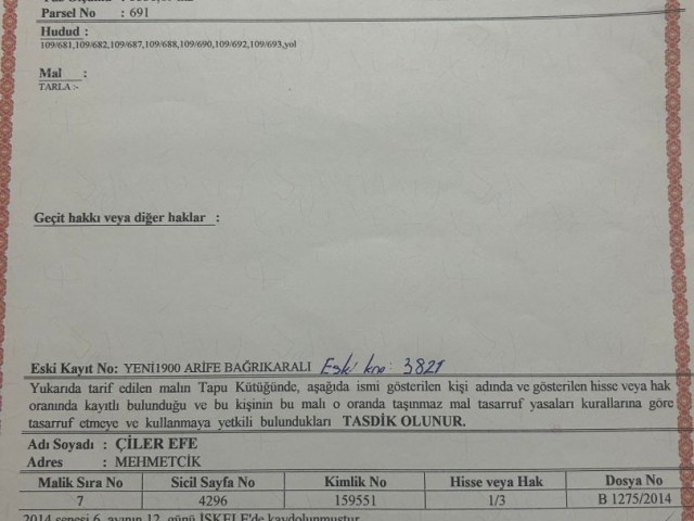 İskele Kumyalı Satılık Arazi - Fotoğraf 3