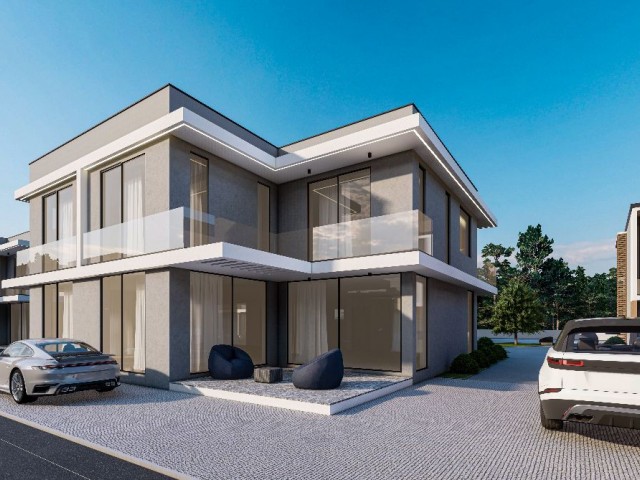 Gazimağusa Mutluyaka Satılık 3+1 İkiz Villa - Fotoğraf 3