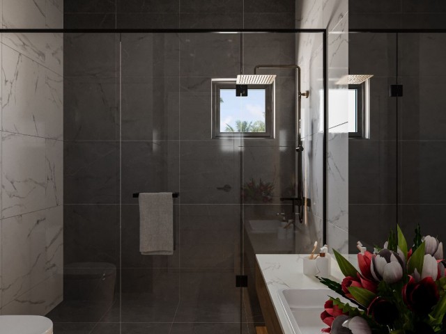 İskele Merkez Satılık 2+1 İkiz Villa - Fotoğraf 1