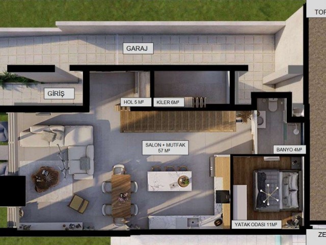 Nice 3 Bedroom Villa For Sale Location Karagac Pinewood Girne - Fotoğraf 1