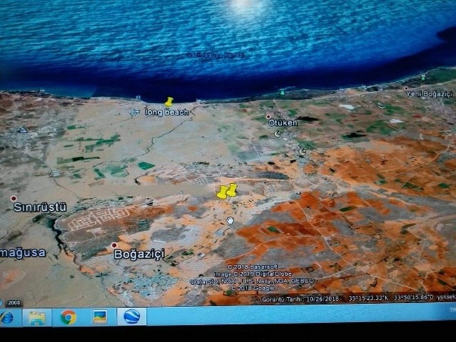 41,146m2 Land For Sale Location Near Sinirustu Iskele (5minutes drive to long beach)(Turkish Title Deeds) - Fotoğraf 3