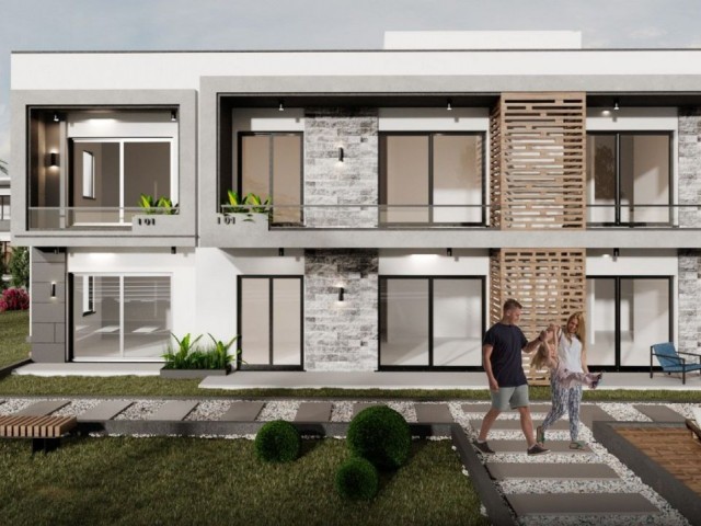 Nice 2 Bedroom Terrace Apartment and Duplex / Twin Villas For Sale location Green Hills Yesiltepe Alsancak Girne - Fotoğraf 1