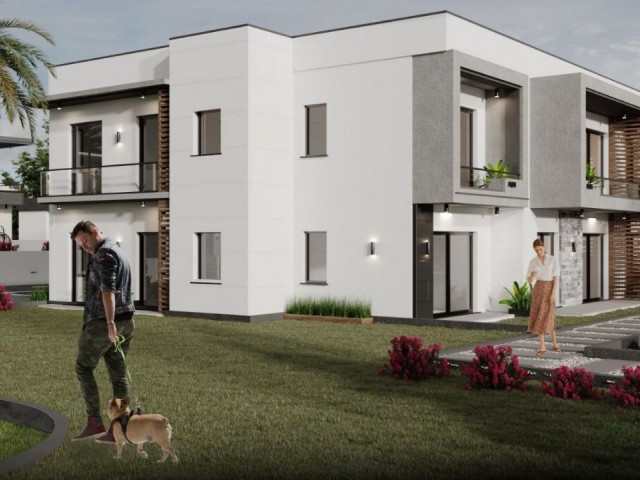 Nice 2 Bedroom Terrace Apartment and Duplex / Twin Villas For Sale location Green Hills Yesiltepe Alsancak Girne - Fotoğraf 2