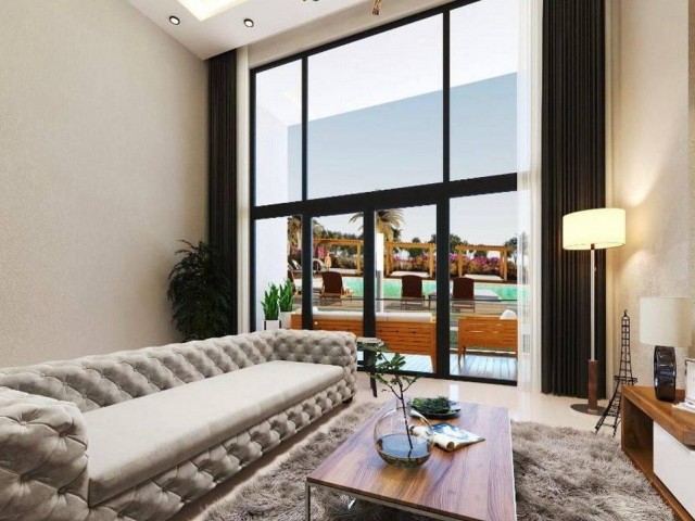 Elegant 2 Bedroom Loft Apartment For Sale Location Lapta Girne - Fotoğraf 2