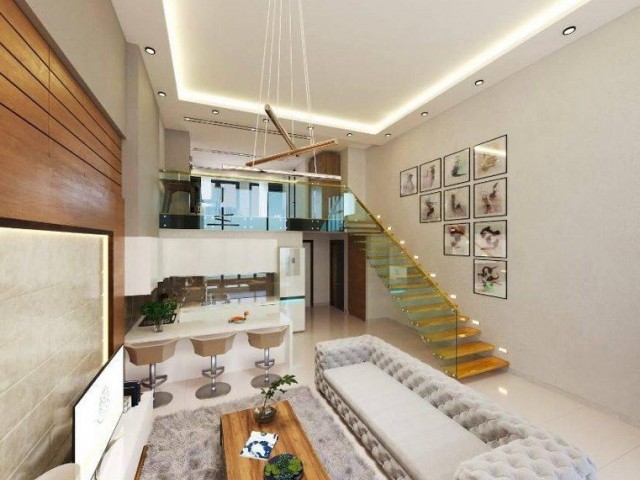 Elegant 2 Bedroom Loft Apartment For Sale Location Lapta Girne - Fotoğraf 3