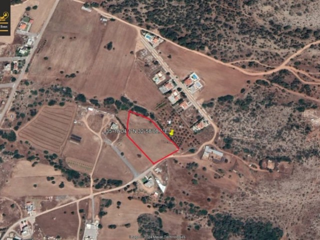 8803m2 Land For Sale Location Akdeniz Girne (Turkish Title Deeds) - Fotoğraf 3