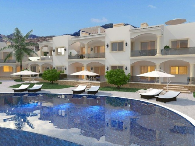 Adorable Seafront 2 And 3 Bedroom Penthouse Apartment For Sale Location Esentepe Girne North Cyprus (Poseidon) - Fotoğraf 3