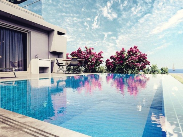 Adorable Seafront 2 And 3 Bedroom Penthouse Apartment For Sale Location Esentepe Girne North Cyprus (Poseidon) - Fotoğraf 4