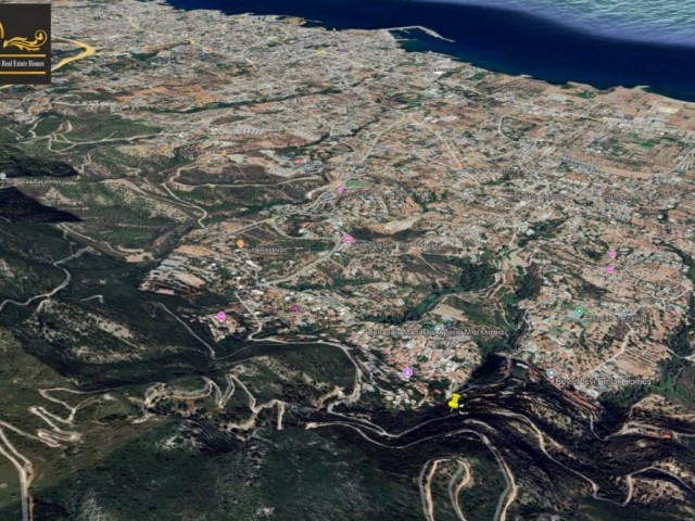 4020 m2 Arsa Satılık Sessiz Ülke Kaçamağı En İyi Konum Bellapais Girne - Fotoğraf 4