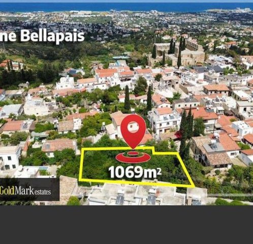 BELLAPAİS DE DAĞ VE DENİZ MANZARALI 1069M2 İMAR A AÇIK ARSA..