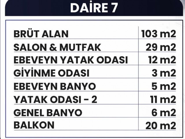 Lefkoşa Gönyeli'de Proje Aşamasında 2+1 Daire - Yarı Eşyalı Satılık!