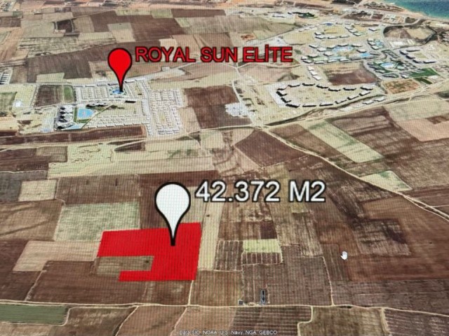 Yatırım Fırsatı İskele Royal Sun Elite Arkası Satılık 42.372 M2 - Fotoğraf 1