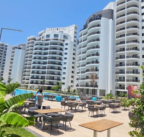 Iskele Long beach Edelweiss 1+1 Havuz manzarali - Fotoğraf 3