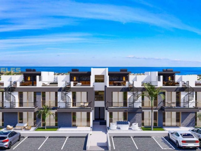 Lapta’da Bahçeli 1+1 Daire — Yeni Projede Denize Yakın Kuzey Kıbrıs Gayrimenkulü SA-11218 - Fotoğraf 3