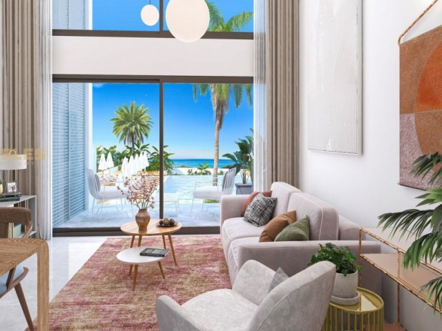 Salos Beach Sitesinde 1+1 Loft Penthouse Daire — Akdeniz Kıyısında Doğa İçinde Zarafet SA-11212