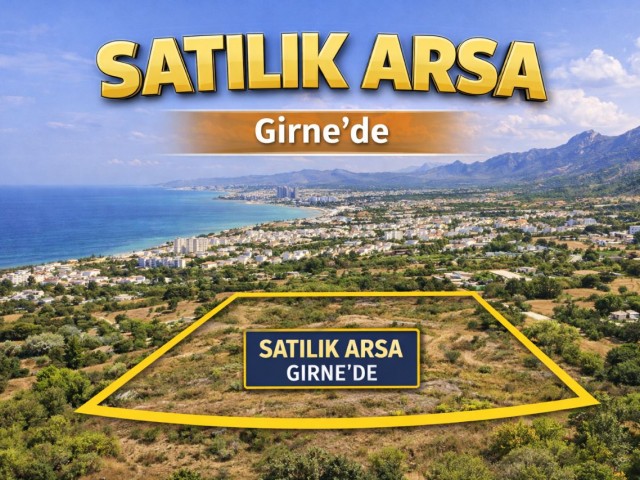 Türk Koçanlı Girne Ciklos Bölgesinde Enfes Manzaralı Satılık 6890m2 Şahane Arsa