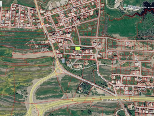 Lefkoşa Gönyeli Aşıklar Tepesinde 620m2 Konut İmarlı, Türk Malı, Satılık Arsa - Fotoğraf 4