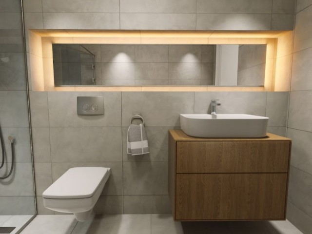 Girne Merkez’de 1+1, 64m2 Modern Mimariye Sahip Satılık Lüks Daireler - Fotoğraf 2