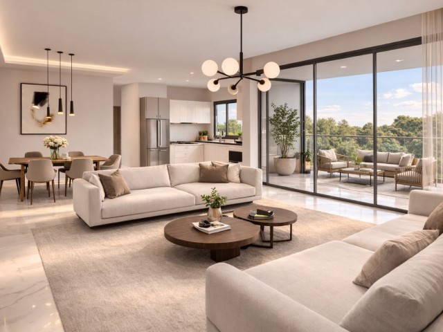 Lefkoşa Gönyeli’ de 3+1, 110 m2, Modern, Asansörlü, Türk Malı Satılık Apartman Daireleri - Fotoğraf 3