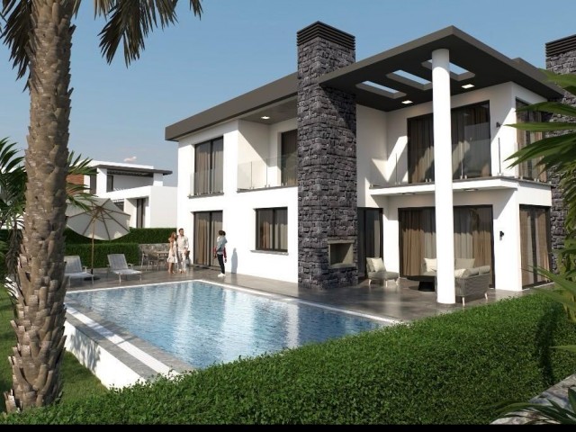 Girne Edremit’te 4+1, 250m2, Muhteşem Konumda Satılık Özel Havuzlu Villalar - Fotoğraf 3