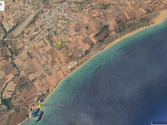 İskele Kumyalı’ da Denize 550 Metre Mesafede 1.785m2 İmara Açık Satılık Arsa - Fotoğraf 4