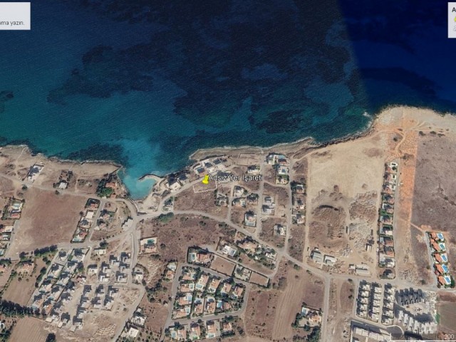 Girne, Karşıyaka’da 1332m2, % 35 İmar, 2 Kat İzinli Denize 50 Metre Mesafede Satılık Arsa - Fotoğraf 2