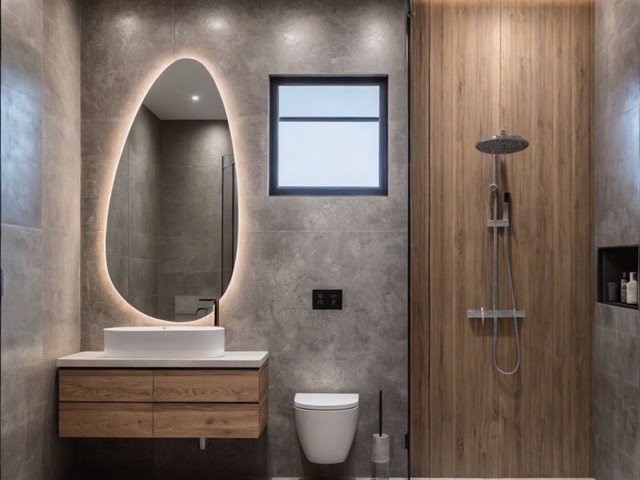 Girne, Lapta’da Satılık Modern Mimariye Sahip, 4+1, 215 m², Özel Havuzlu Villalar