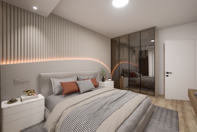 Girne, Lapta’da Satılık Modern Mimariye Sahip, 4+1, 215 m², Özel Havuzlu Villalar - Fotoğraf 4