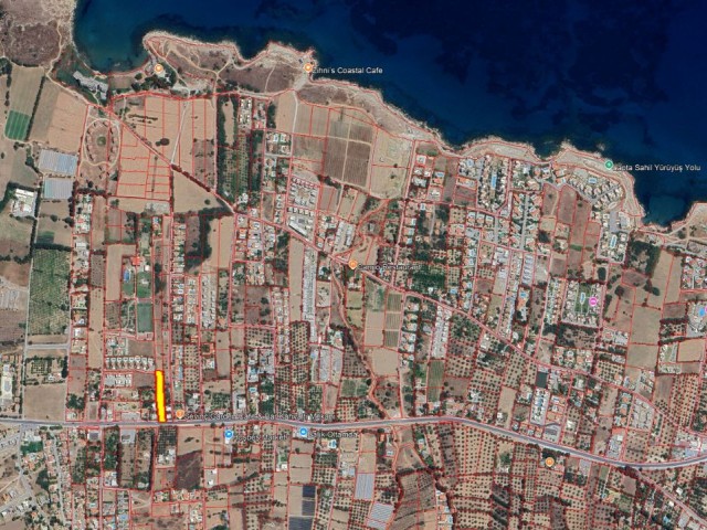 Girne Lapta’ da Denize 800m Mesafede, Ticari İzinli, 2648m2 Satılık Arsa - Fotoğraf 3