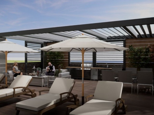 Girne Alsancak’ta 2+1, 82 m² Doğa ve Deniz Manzaralı Prestijli Yaşam Projesi - Fotoğraf 1