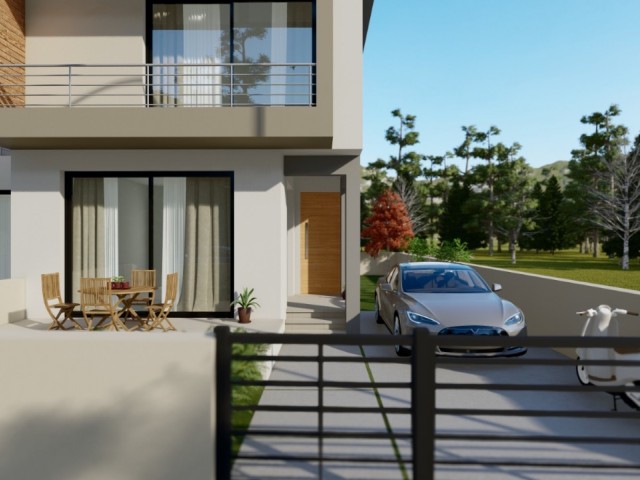 Lefkoşa Hamitköy bölgesinde satılık 4+1 villalar