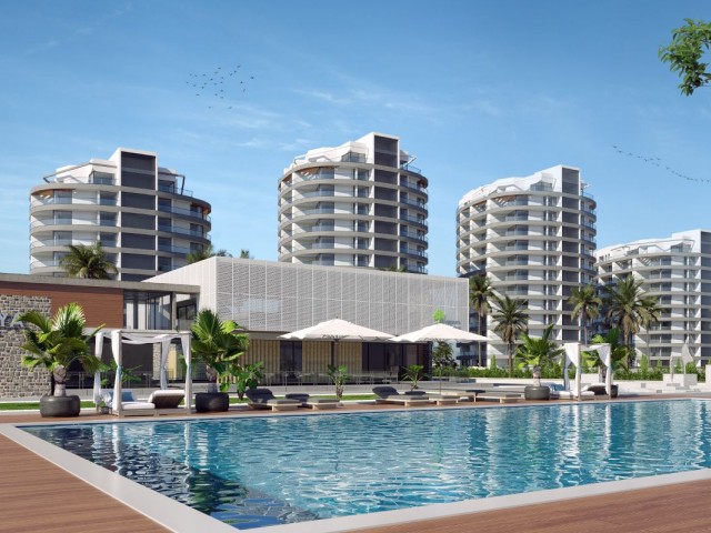 Gaziveren, Lefke’de Muhteşem Wellness Merkezinde Satılık Studio ve 1+1 Daireler