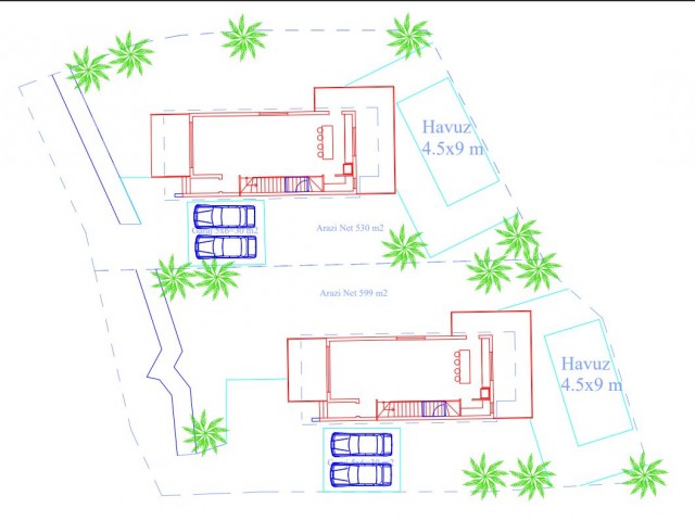 Satılık: 640-643 m² Konut İmarlı 2 Arsa, Tam Deniz Manzaralı – Malatya, Girne - Fotoğraf 3