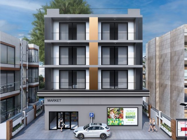 Girne Şehir Merkezinde Satılık Modern 2 Yatak Odalı, 2 Banyolu Daireler