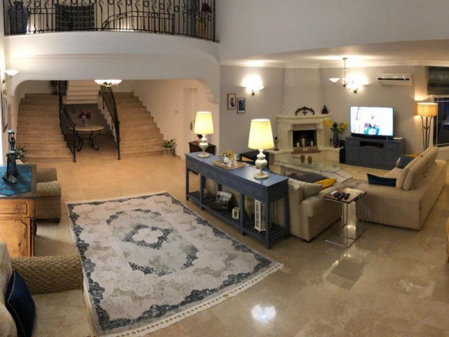 Girne Edremit’te Satılık Ultra Lüks 5+1 Villa Bahçe, Şömine ve Özel Havuzlu | 500 m² - Fotoğraf 3