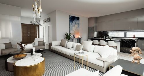 Malatya/Alsancak'ta 2+1 ve 3+1 Tek Katlı Villalar (313m²-1.310m²) Özel Bahçeli, Ortak Havuzlu - Fotoğraf 3