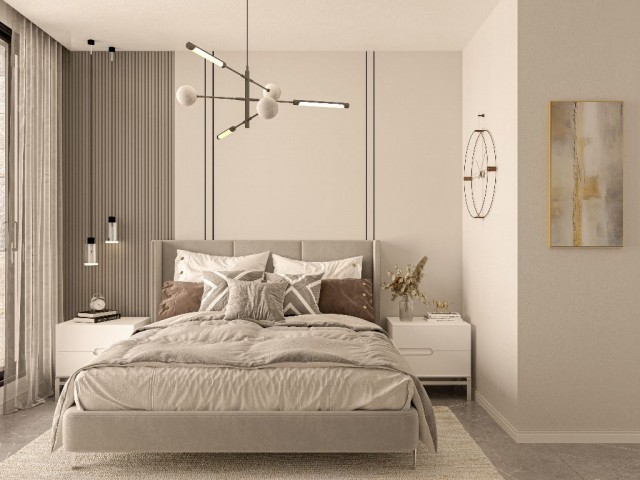 Girne Alsancak’ta Satılık 2+1 Penthouse ve Bahçeli Daireler – 2 Banyolu, Ortak Yüzme Havuzlu, Deniz ve Dağ Manzaralı