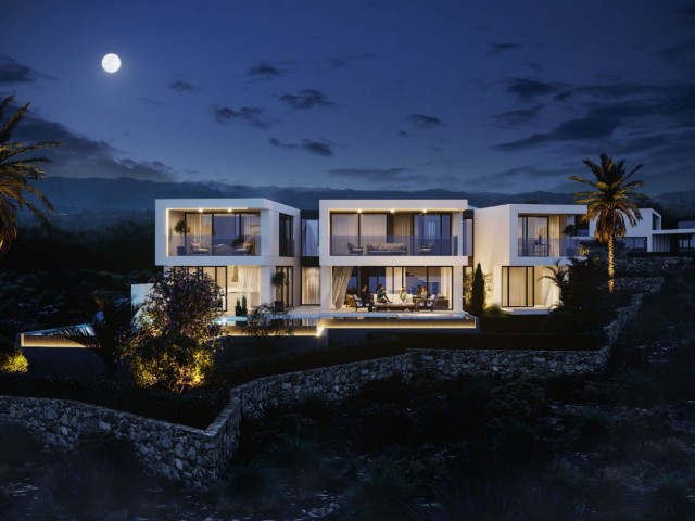 Girne Çatalköy'de 4 Yatak Odalı ve 5 Yatak Odalı Villalardan Oluşan Havuzlu Ve Denize Sıfır Gürültüden İzole Yeni Villa Projemiz - Fotoğraf 2