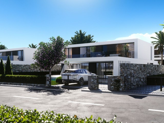 Girne Çatalköy'de 4 Yatak Odalı ve 5 Yatak Odalı Villalardan Oluşan Havuzlu Ve Denize Sıfır Gürültüden İzole Yeni Villa Projemiz - Fotoğraf 3