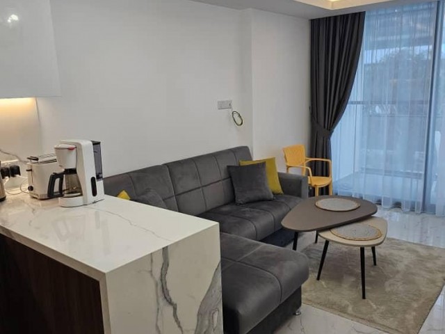 İskele, Long Beach Tamamen Eşyalı Satılık 1+1 Daire