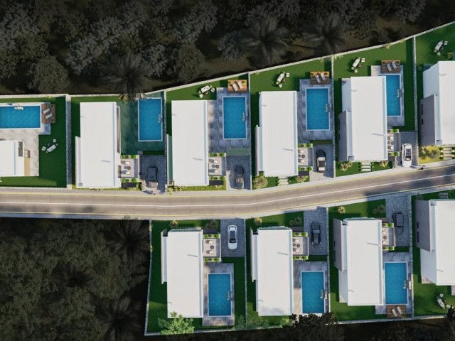 Çatalköy, Girne'de Satılık Özel Havuzlu 4 Yatak Odalı Villa - Muhteşem Deniz Manzaralı! - Fotoğraf 3