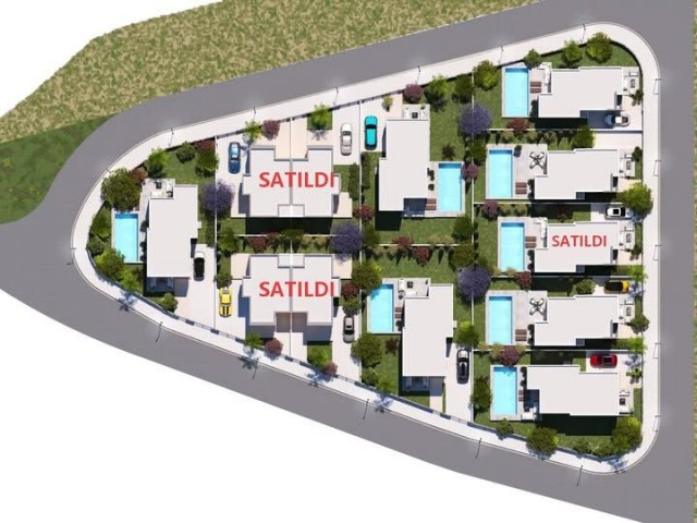 Kanlıköy Bölgesinde Havuz Opsiyonlu lüks Villa