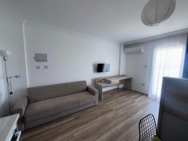 İskele Long Beach'te Deniz Manzaralı, Ful Eşyalı 1+0 Daire - Fotoğraf 2