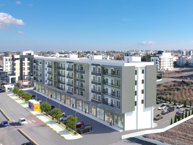 Kıbrıs Lefkoşa Küçükkaymaklı Bölgesine Bodrum Katlı Türk Koçanlı Satılk Dükkan.