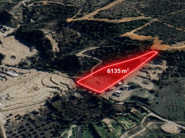 Girne/esentepe – Hılltown Projesi Yanı Full Deniz ve Dağ Manzaralı Satılık Arsa - Fotoğraf 1