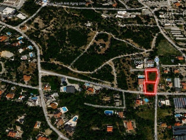 Girne Çiglos – 2 Adet Arsa | Toplam Fiyat £580.000 Stg Satılık Eşdeğer Arsa - Fotoğraf 3