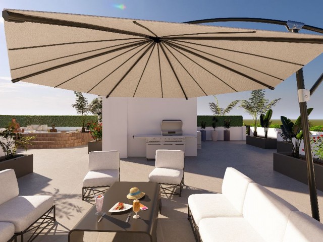 Girne Merkezde Satılık 3+1 Penthouse Daireler – Krn17 - Fotoğraf 4