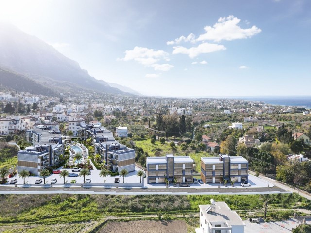 Girne Lapta'da Proje Aşamasında 4+1 Geniş Daire - Satılık - Fotoğraf 3